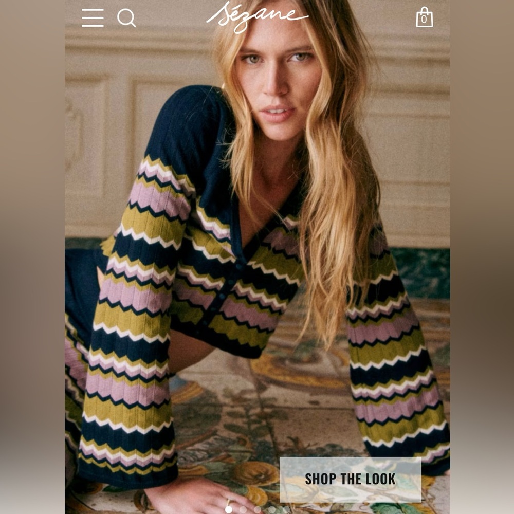 Sezane Bobbie Cardigan size small
